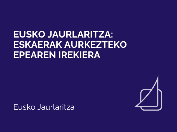 Eusko Jaurlaritzako Oposizioak prestatu 2026